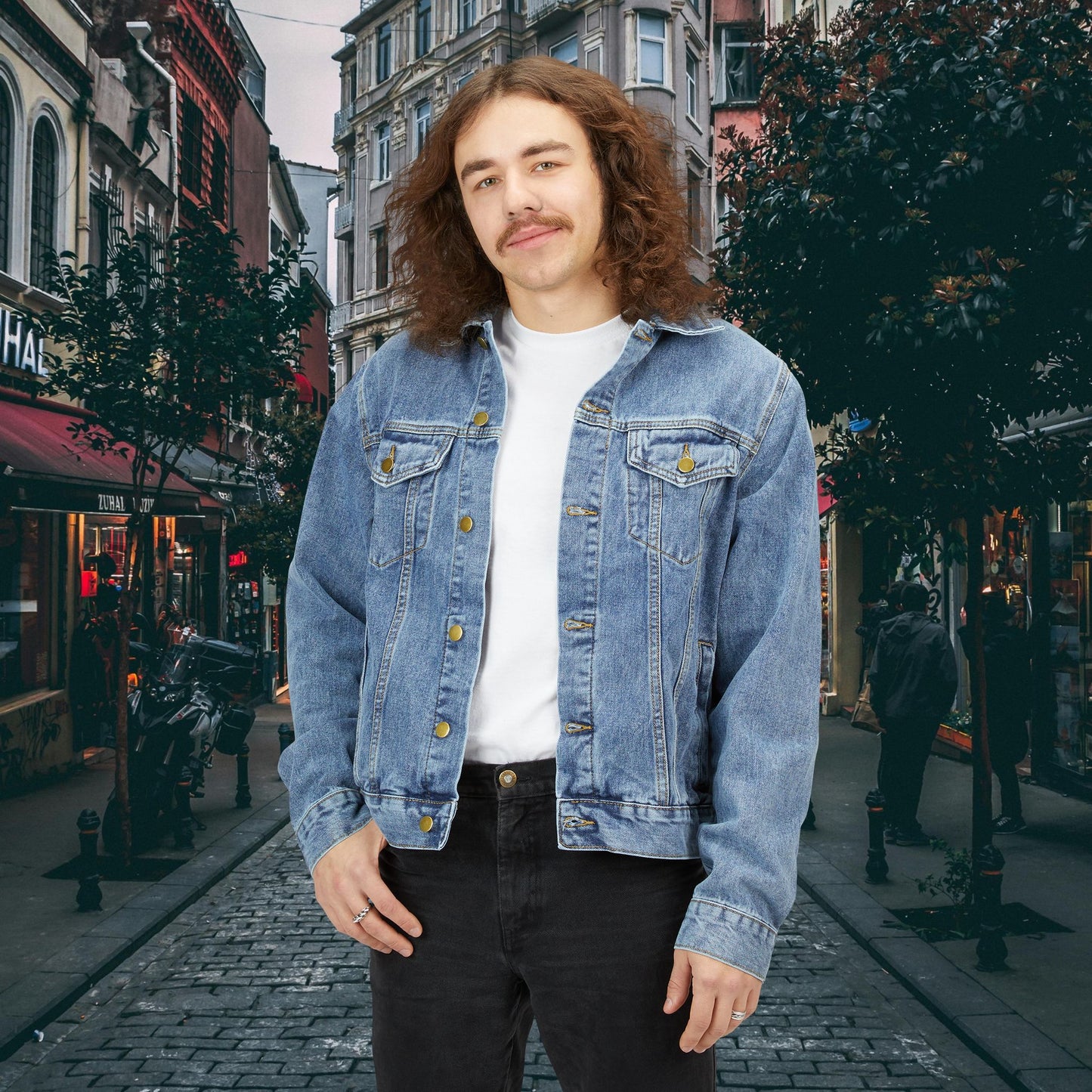 Unisex Casual Denim Jacket